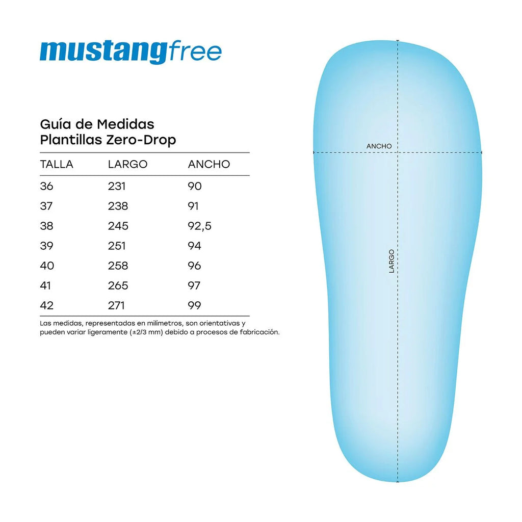 Zueco MustangFree Negro