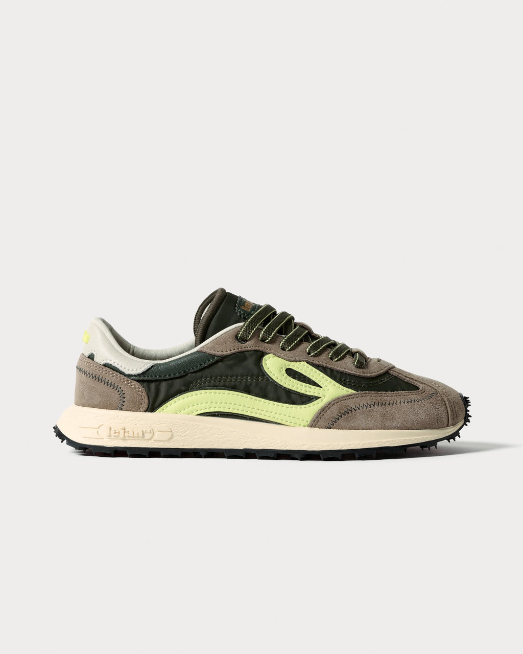 Lejan Melrose Dark Olive / Lime