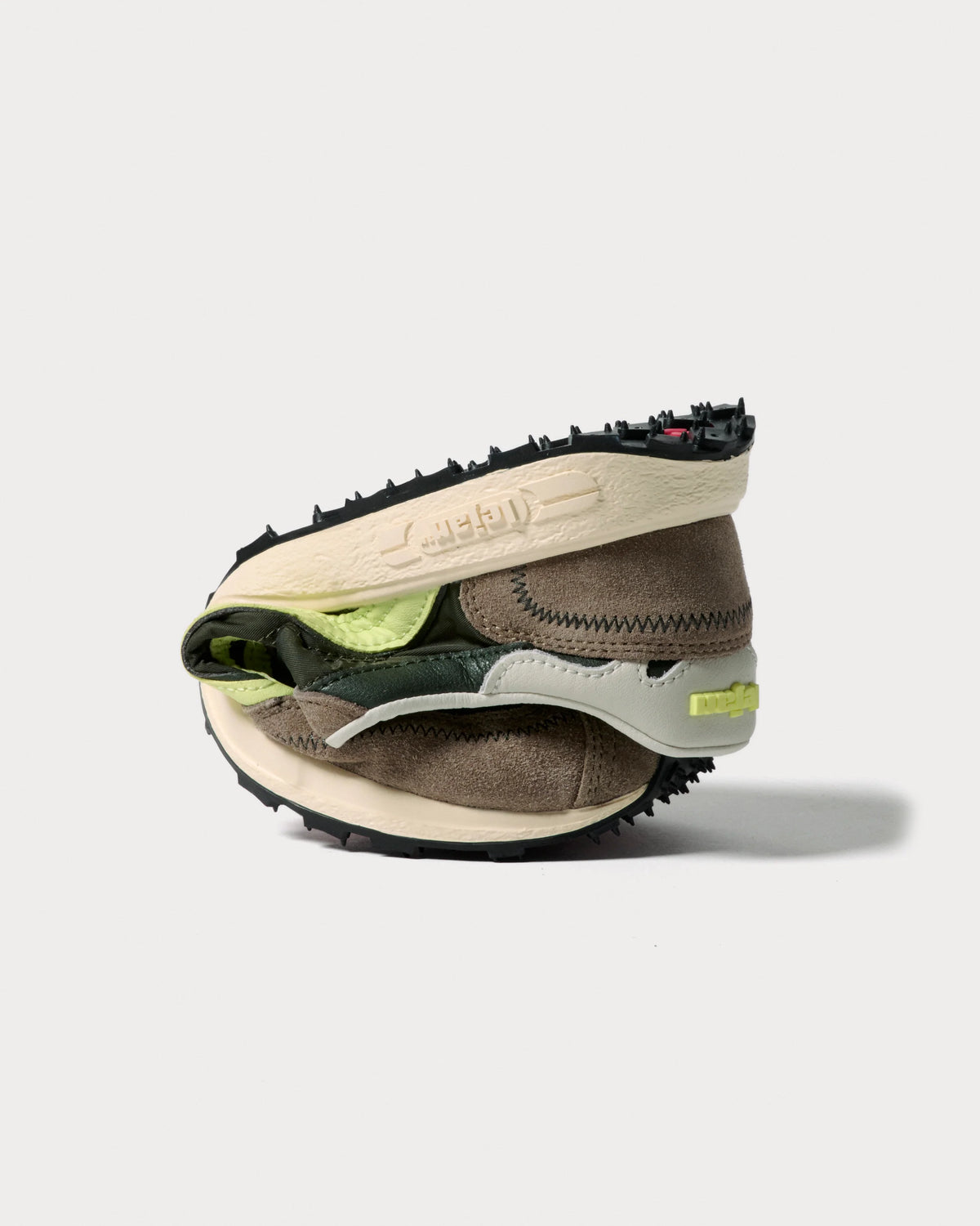 Lejan Melrose Dark Olive / Lime